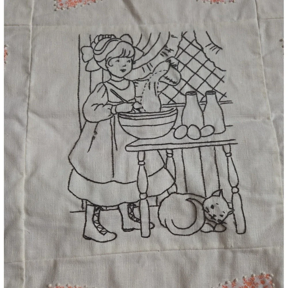 Handmade this embroidered